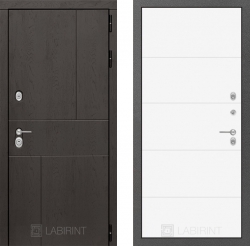 Дверь Лабиринт (LABIRINT) Urban 13 Белый софт