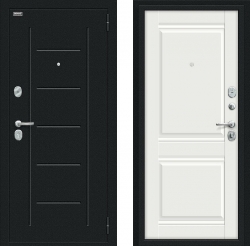 Дверь Bravo Некст Kale Букле черное/Off-white