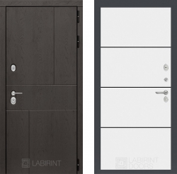 Дверь Лабиринт (LABIRINT) Urban 25 Белый софт