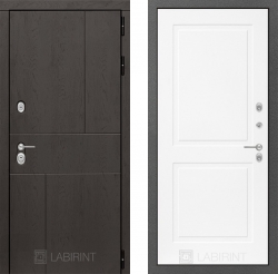 Дверь Лабиринт (LABIRINT) Urban 11 Белый софт