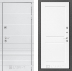 Дверь Лабиринт (LABIRINT) Трендо 11 Белый софт