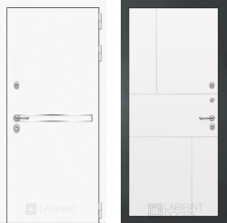 Дверь Лабиринт (LABIRINT) Лайн White 21 Белый софт