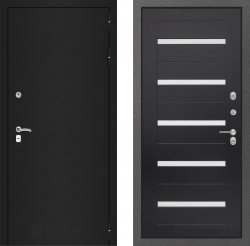Дверь Лабиринт (LABIRINT) Classic шагрень черная 01 Венге