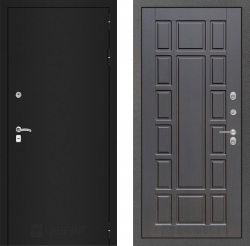 Дверь Лабиринт (LABIRINT) Classic шагрень черная 12 Венге