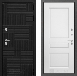 Дверь Лабиринт (LABIRINT) Pazl 03 Белый софт