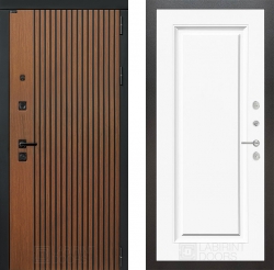 Дверь Лабиринт (LABIRINT) Шторм 27 Белый (RAL-9003)