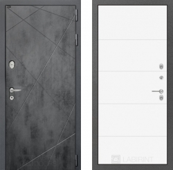 Дверь Лабиринт (LABIRINT) Лофт 13 Белый софт