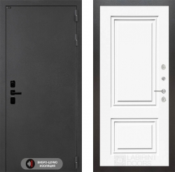 Дверь Лабиринт (LABIRINT) Acustic 26 Белый (RAL-9003)