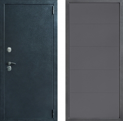 Дверь Дверной континент ДК-70 Дизайн ФЛ-649 Графит софт