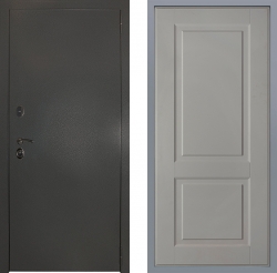 Дверь Заводские двери Эталон 3к антик серебро Доррен Грей софт